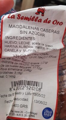 Foto de Magdalenas caseras sin azúcar