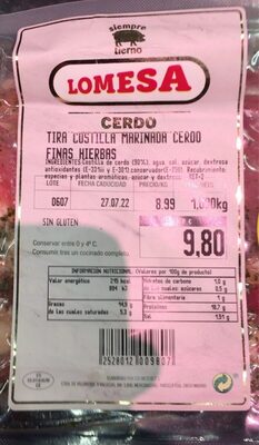 Foto de Tira costilla marinada