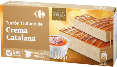 Foto de Turrón trufado de crema catalana