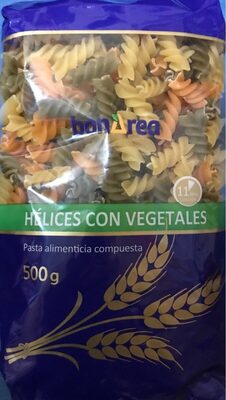 Foto de Hélices con vegetales