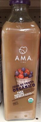 Foto de Jugo de fruta pura manzana ciruela
