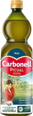 Foto de Aceite de oliva virgen extra 100% picual botella 1 l