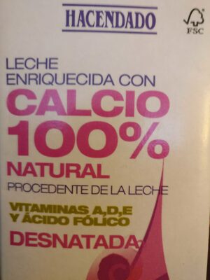 Foto de Leche enriquecida con calcio 100% natural