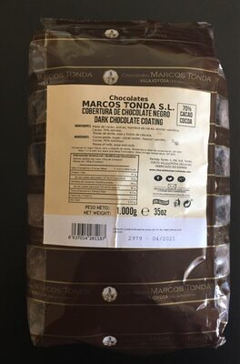 Foto de Cobertura chocolate negro 70%