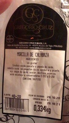 Foto de Morcilla de calabaza