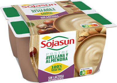 Foto de Postre vegetal de soja plaisir praliné sin lactosa