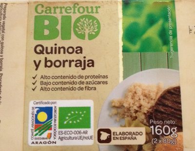 Foto de Preparado vegetal quinoa y borraja