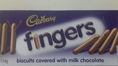 Foto de Cadburry Fingers Biscuits Covered With Milk Chocolate
