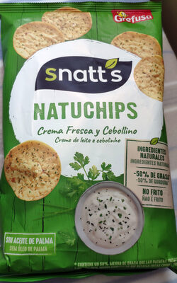 Foto de Snatt's Natuchips Crema fresca y cebollino