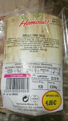 Foto de Arreglo para caldo
