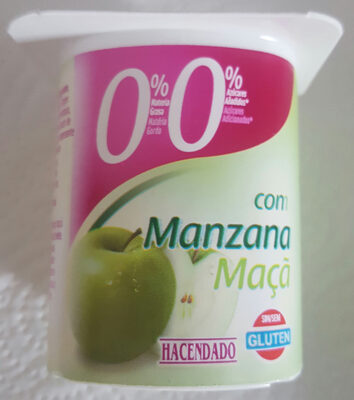 Foto de Yogur desnatado con manzana
