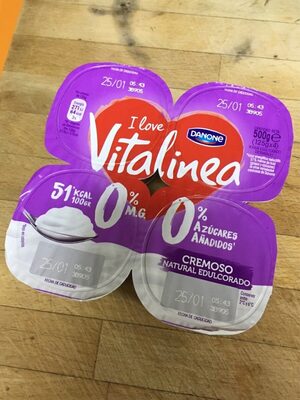 Foto de Vitalinea yogur cremoso natural edulcorado