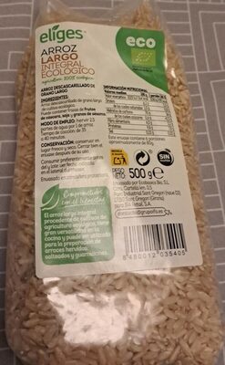 Foto de Arroz largo integral ecológico