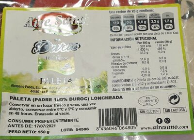 Foto de Paletilla lonchas