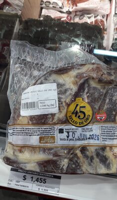 Foto de jamón crudo sello de oro