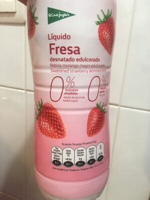 Foto de Yogur líquido fresa 0%