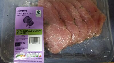 Foto de Pechuga Adobada al ajillo Pavo