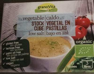 Foto de Caldo Vegetal En Pastillas Bajo En Sal Bio 66G (6X11G)