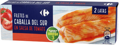 Foto de Filete Caballa Sur Tomate Alto Contenido Omega