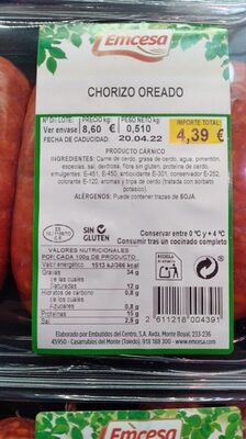 Foto de Chorizo oreado