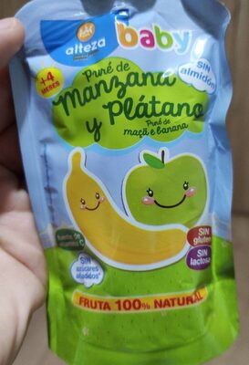 Foto de Puré de manzana y plátano