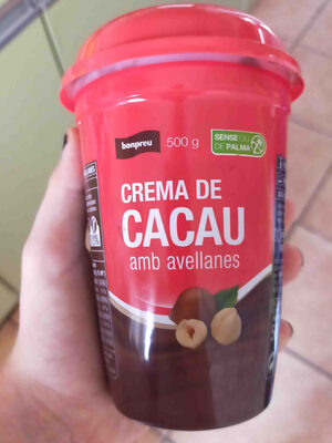 Foto de crema de cacau amb avellanes