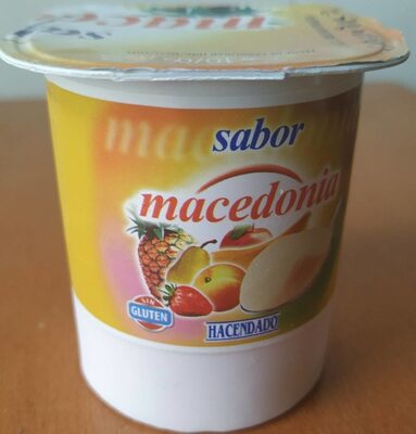 Foto de Yogur sabor macedonia