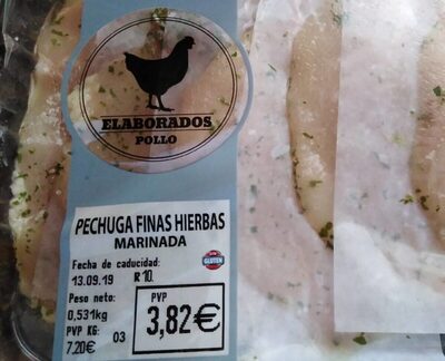 Foto de Pechugas Marinadas Finas Hierbas