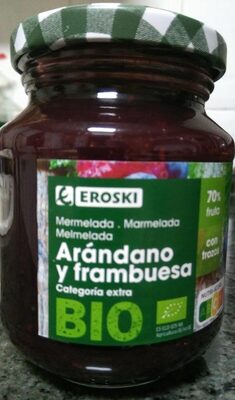 Foto de Mermelada arándano y frambuesa bio