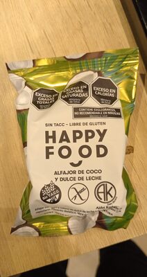 Foto de Hapoy food alfajor de coco y dulce de leche
