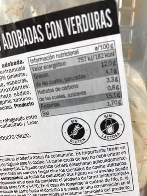 Foto de Brocheta con verduras