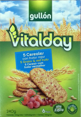 Foto de 5 cereales con frutos rojos