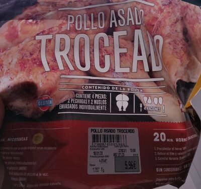 Foto de Pollo Asado Troceado