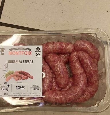 Foto de Longaniza fresca de cerdo