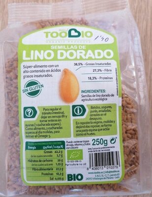 Foto de Semillas de Lino Dorado