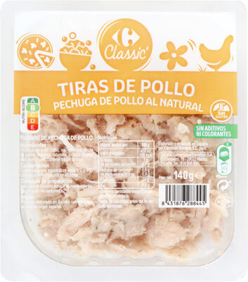 Foto de Tiras De Pollo Pechuga De Pollo Al Natural