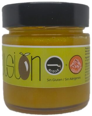 Foto de ACEITE DE OLIVA VIRGEN EXTRA CON CURCUMA ECOLOGICA PARA UNTAR