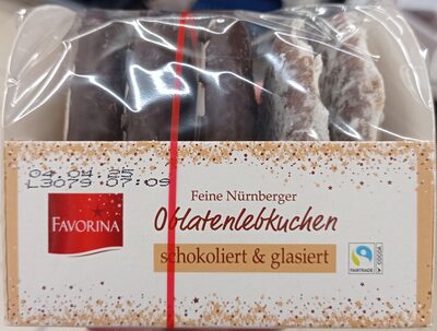 Foto de Feine Nürnberger Oblatenlebkuchen schokoliert & glasiert