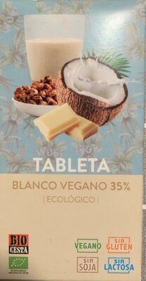 Foto de Tableta blanco vegano 35% Ecológico