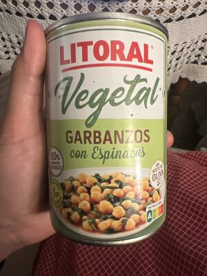 Foto de Vegetal garbanzos con espinacas