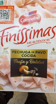 Foto de Pechuga de pavo cocida trufa y boletus