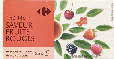 Foto de Thé noir saveur fruits rouges