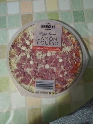 Foto de Pizza fresca jamon y queso