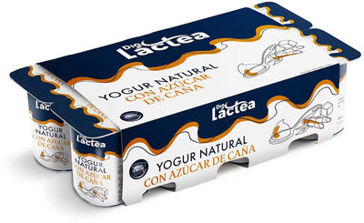 Foto de Yogur natural con azúcar de caña