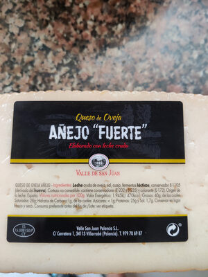 Foto de Queso de Oveja Añejo '"Fuerte"