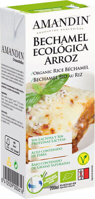 Foto de Bechamel de arroz ecológica sin lactosa