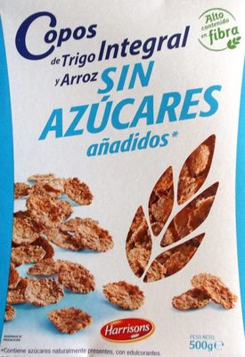 Foto de Copos de trigo integral y arroz sin azúcares añadidos