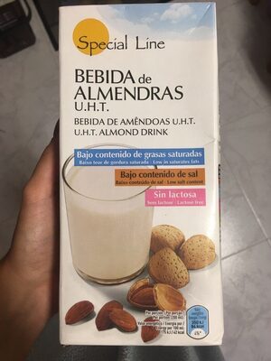 Foto de Bebida de almendras sin gluten y sin lactosa