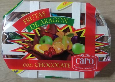 Foto de Frutas de Aragón con chocolate