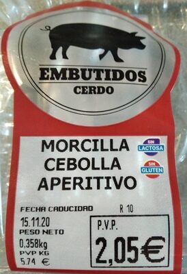 Foto de Morcilla cebolla aperitivo